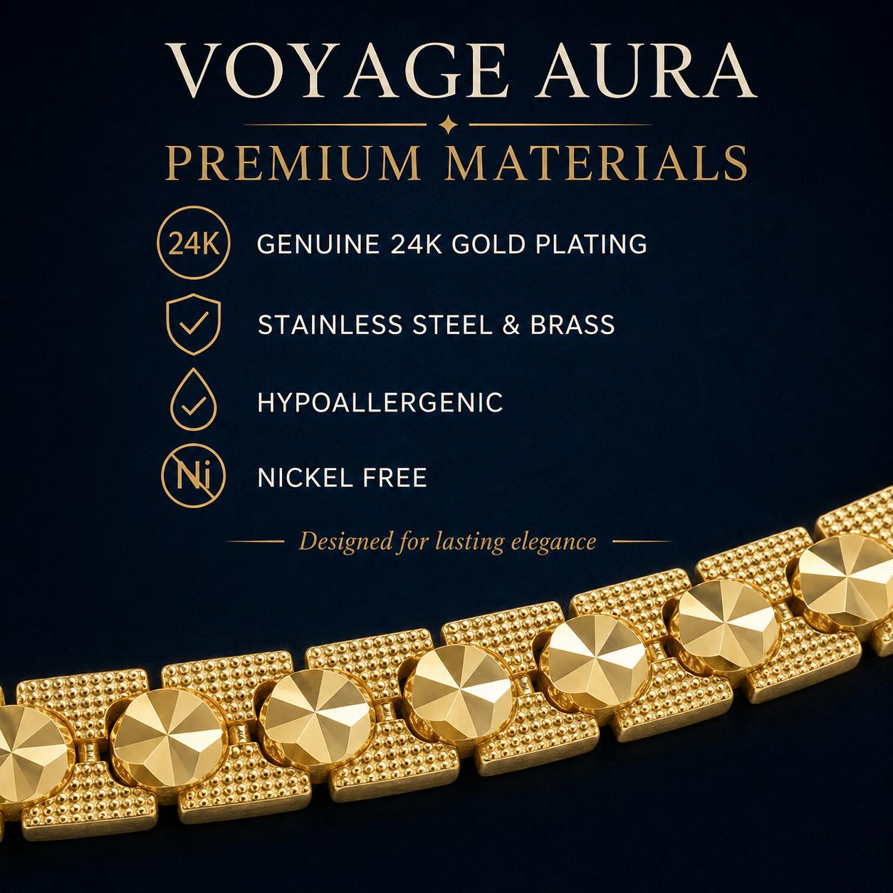 Wide Gold Bangle – 8mm — image 4