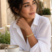Wide Gold Bangle – 8mm — image 8