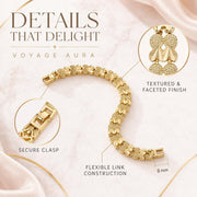 Pineapple Heart Gold Bracelet — image 4