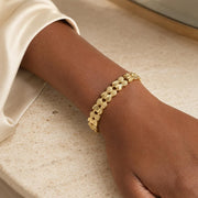 Pineapple Heart Gold Bracelet — image 8