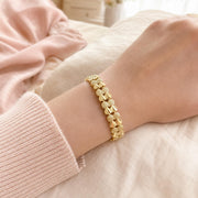 Pineapple Heart Gold Bracelet — image 5