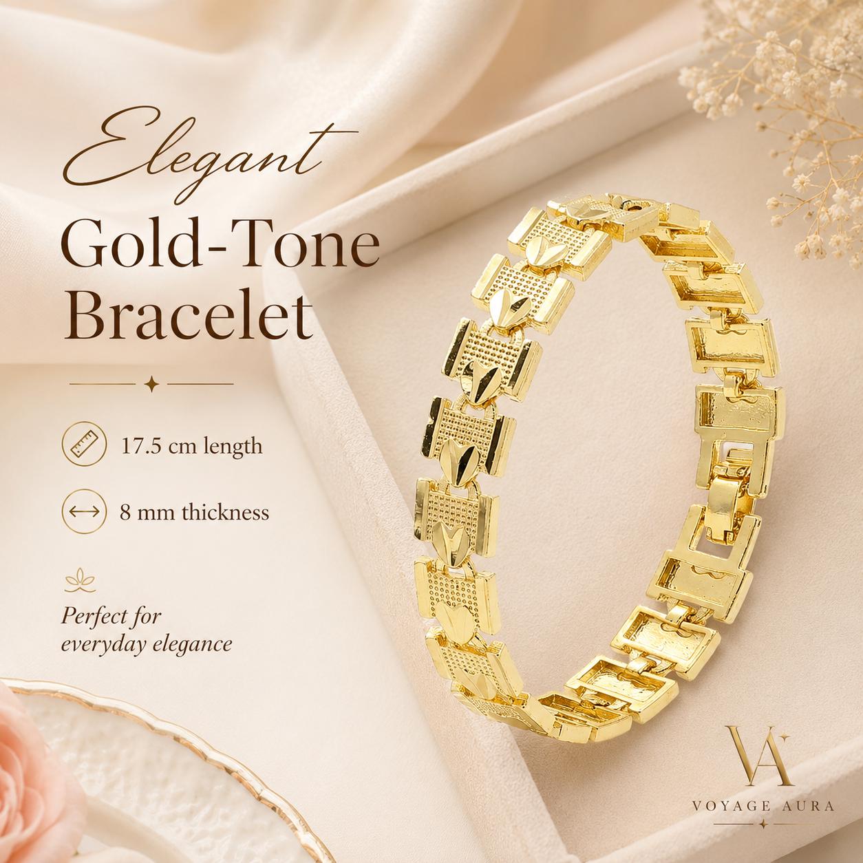 Heart Link Gold Bracelet — image 4