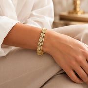 Heart Link Gold Bracelet — image 3