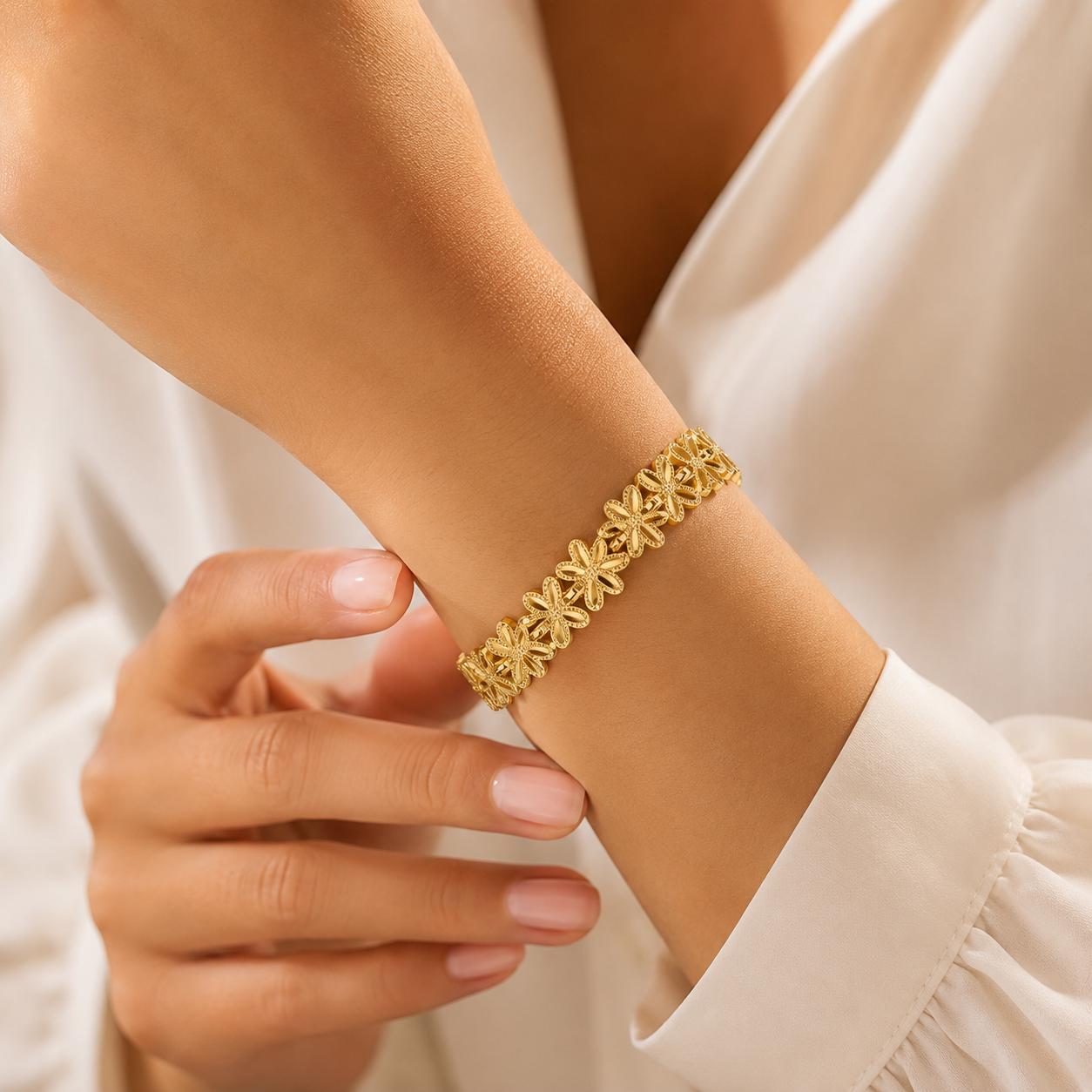 Butterfly Gold Bangle — image 8
