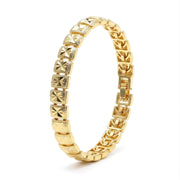Geometric Gold Bangle — image 10