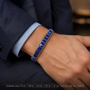 Lapis Lazuli Leather Bracelet — image 5