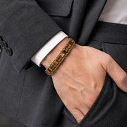 Tiger Eye Woven Bracelet – Men’s Design — image 4