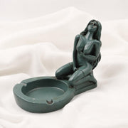 Sculptural Woman Figure Ashtray – Four Colors — image 3