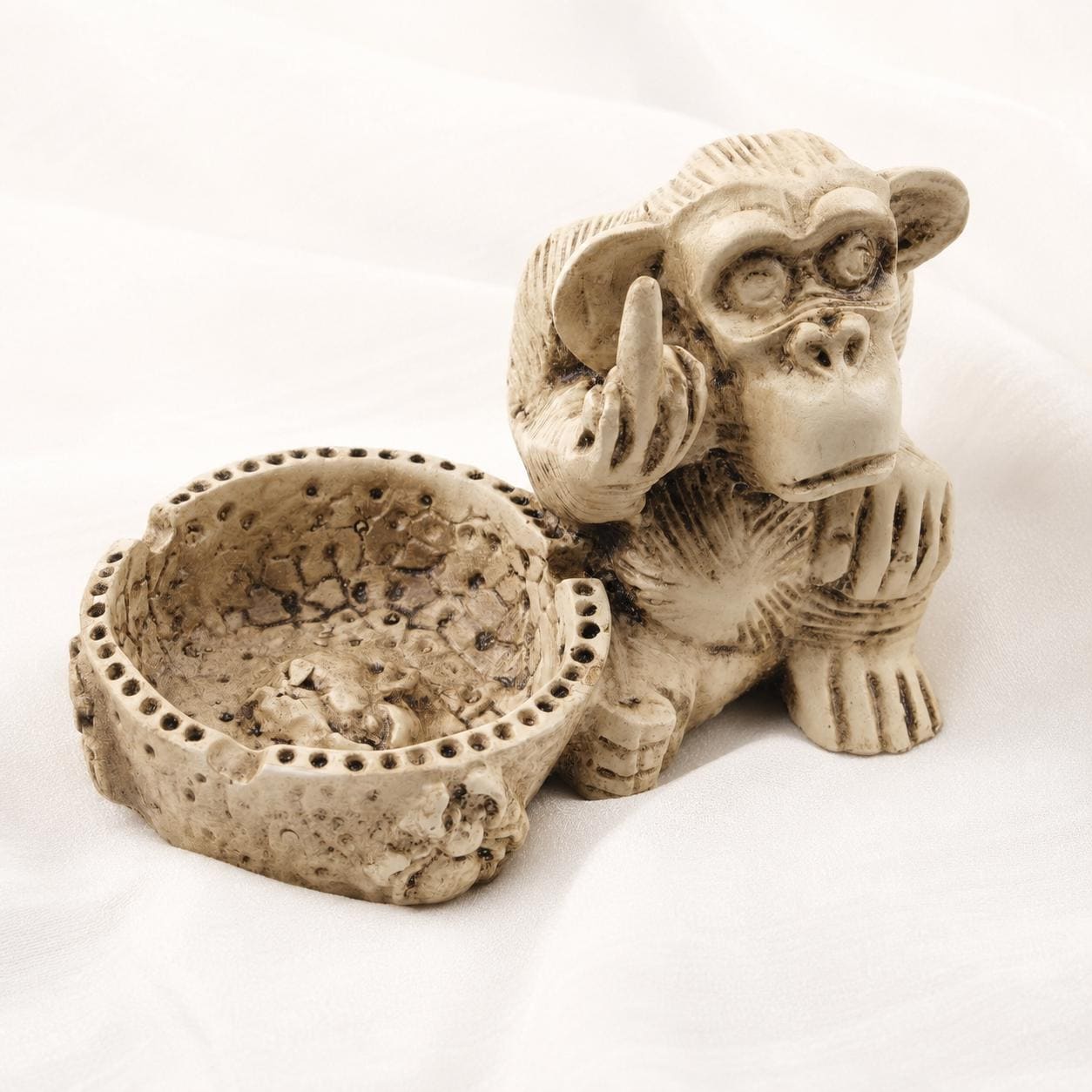 Middle Finger Monkey Ashtray – Four Colors — image 3