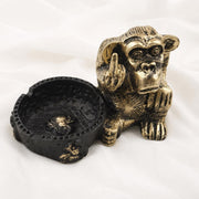 Middle Finger Monkey Ashtray – Four Colors — image 1