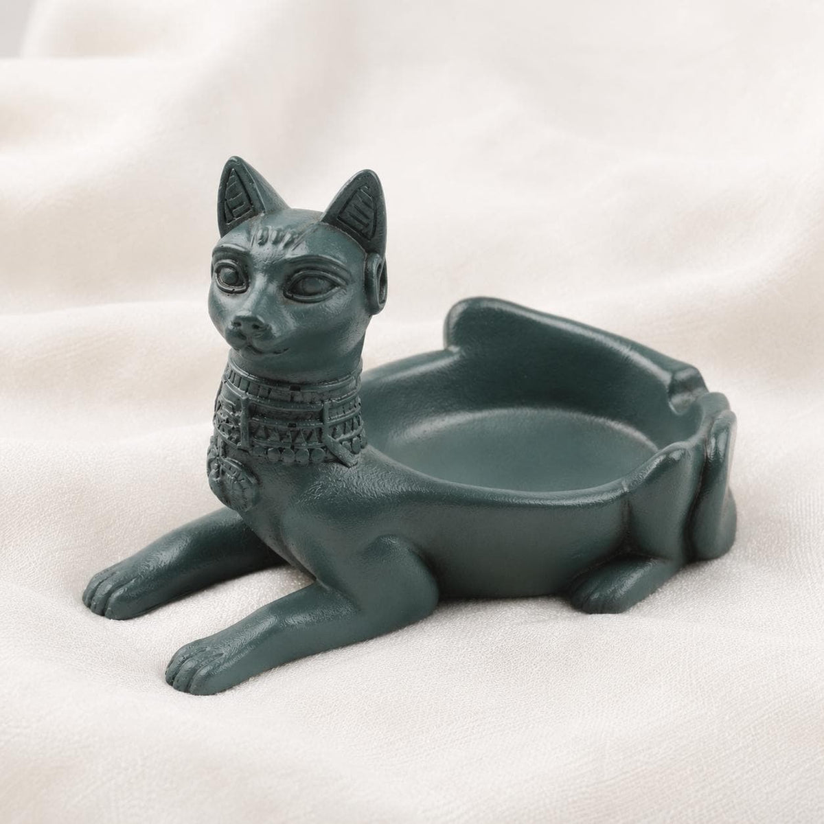 Egyptian Sphinx Cat Ashtray — image 2
