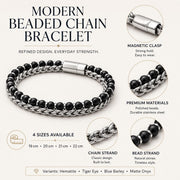 Men’s Gemstone Chain Bracelet — image 5