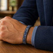 Lapis Lazuli Leather Bracelet — image 3