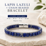 Lapis Lazuli Chain Bracelet — image 2
