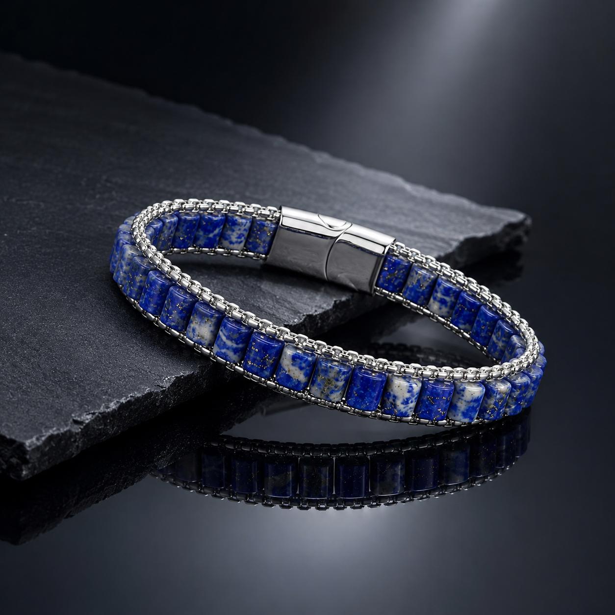 Lapis Lazuli Chain Bracelet — image 10