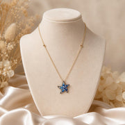 Navy Star Gold Pendant Necklace — image 7