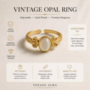 Tiger Eye Oval Stone Gold Ring — image 8