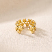 Celestial Star Gold Band Ring — image 7