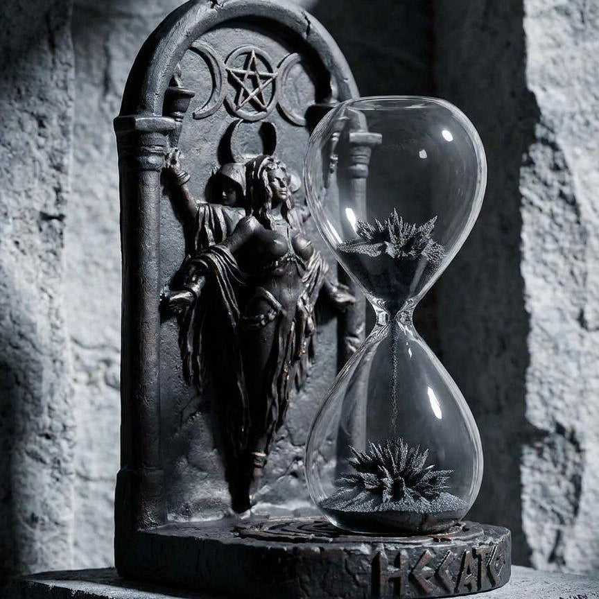 Hecate Magnetic Hourglass – Dark Academia Décor — image 8