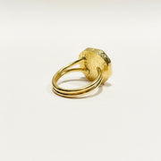Carved Agate Cross Signet Ring — image 7