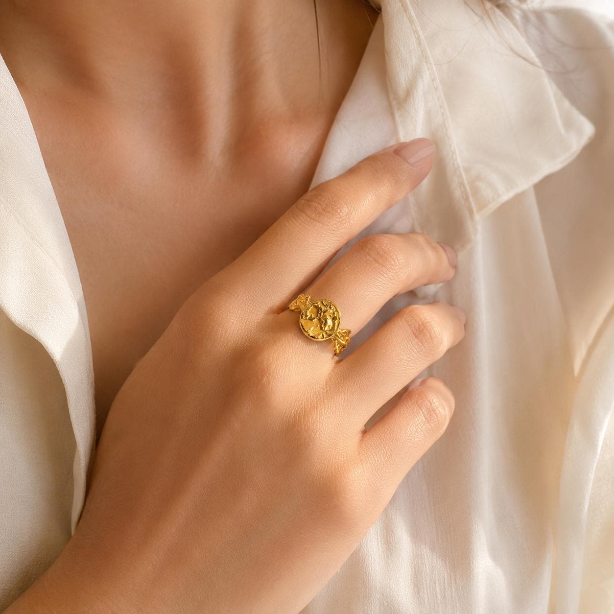 Roman Coin Gold Ring — image 6