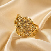 Sculptural Matte Gold Ring — image 6