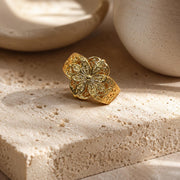 Sculptural Matte Gold Ring — image 7