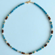 Apatite, Tiger Eye & Pearl Necklace — image 5