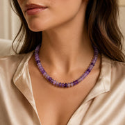Amethyst Heishi Bead Necklace — image 10