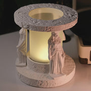 Caryatid Aura Greek Temple Table Lamp — image 8