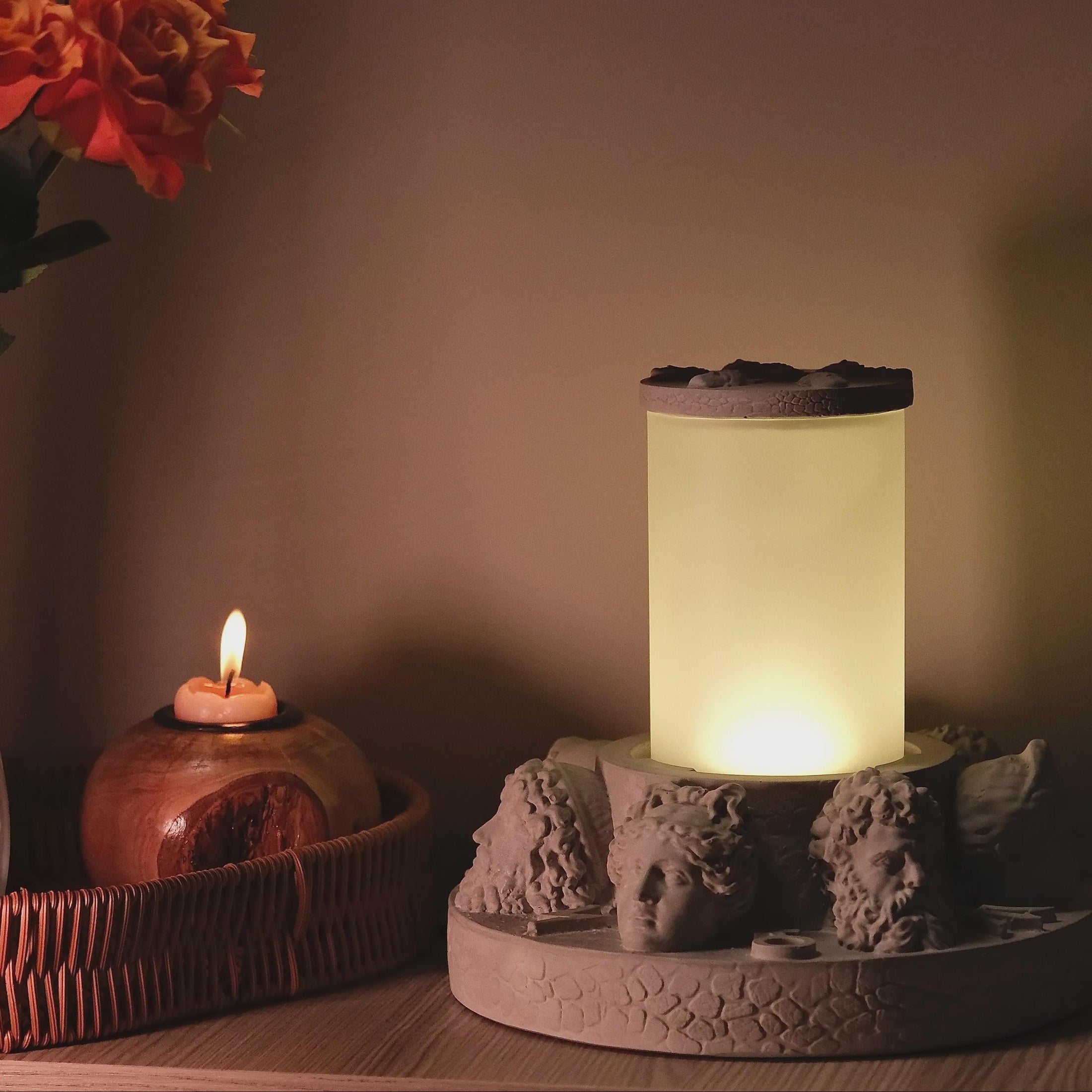Seven Greek Gods Concrete Table Lamp — image 9