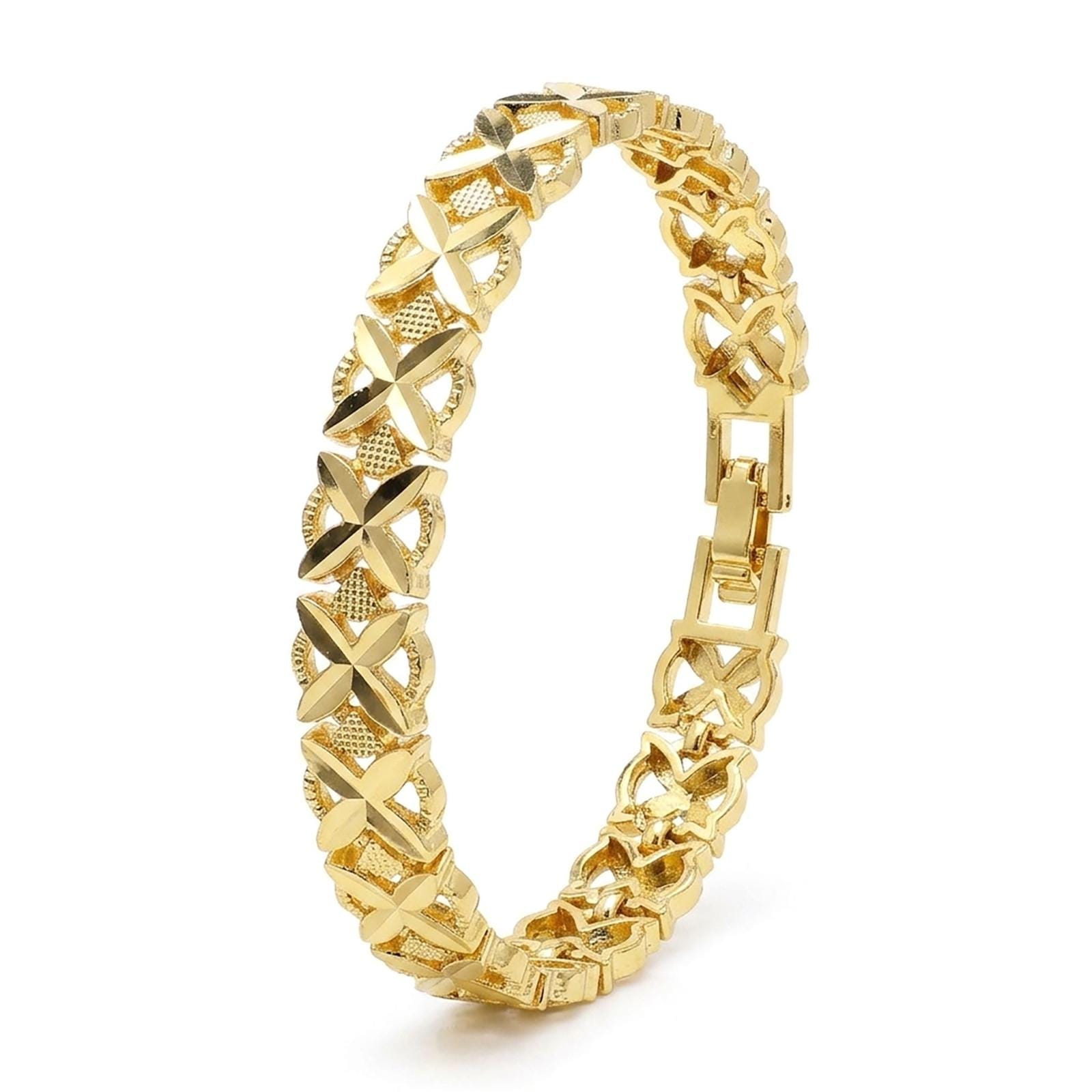 X Gold Bangle – 8mm — image 9