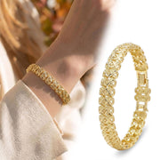 Double X Gold Bracelet — image 9