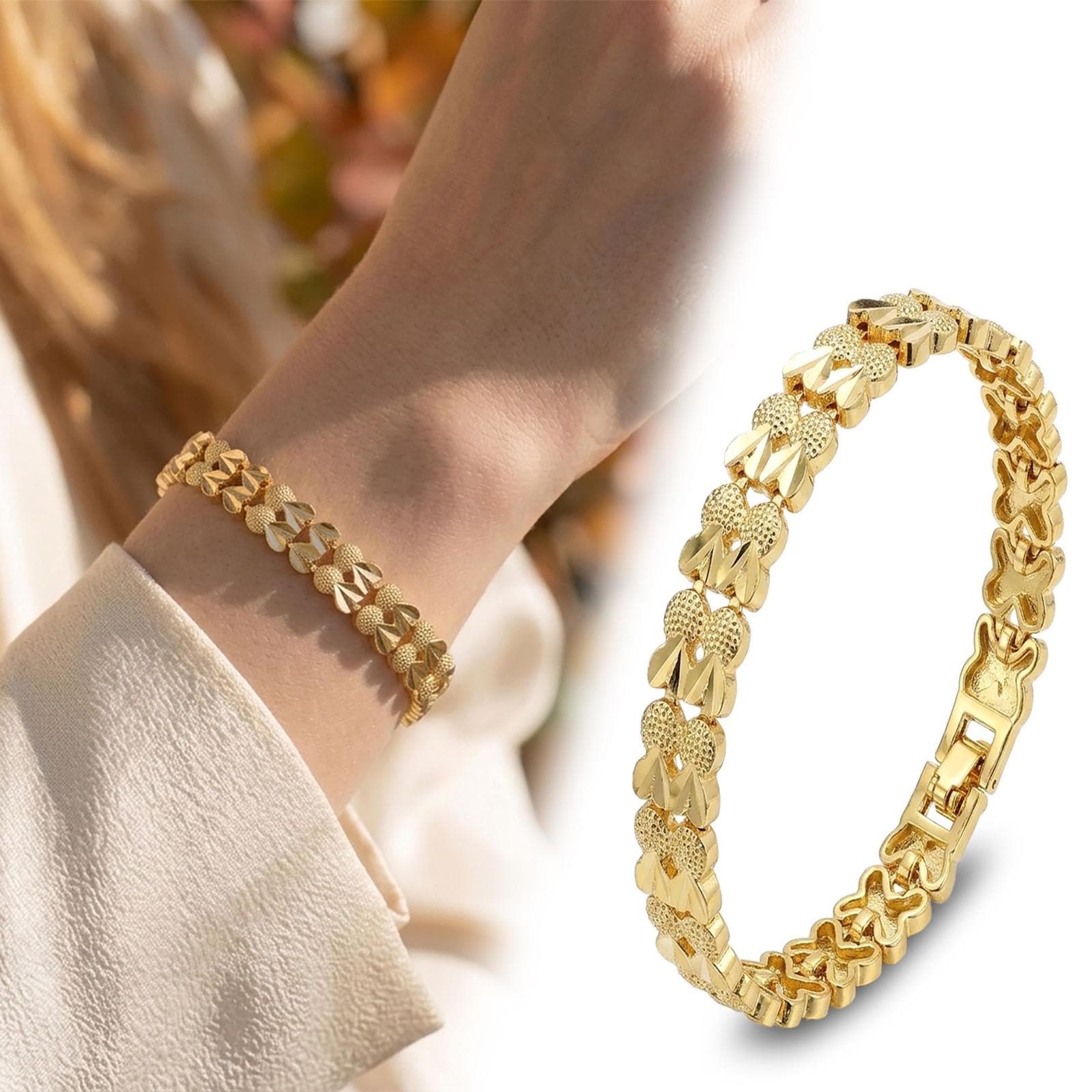 Pineapple Heart Gold Bracelet — image 9