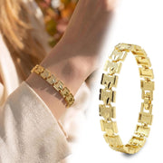 Heart Link Gold Bracelet — image 9