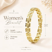 Heart Link Gold Bracelet — image 2