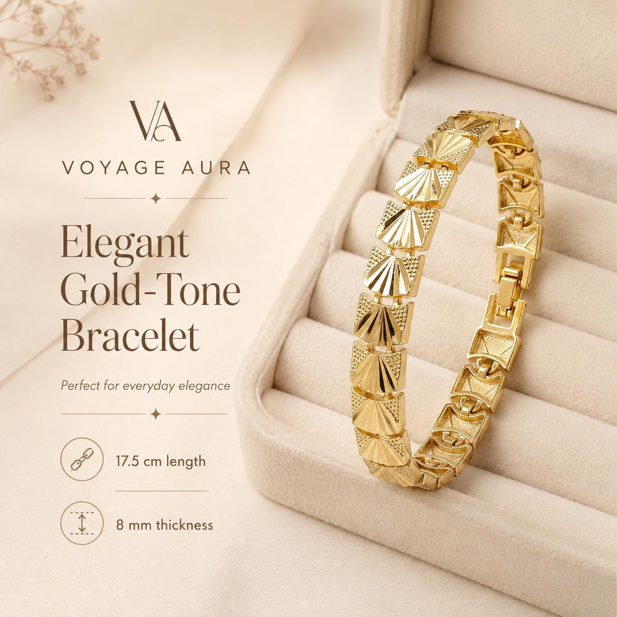 Seashell Gold Bangle — image 4
