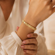 Seashell Gold Bangle — image 1