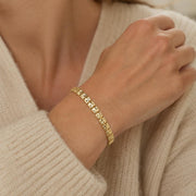 Geometric Gold Bangle — image 5