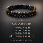 Tiger Eye & Onyx Cord Bracelet — image 6
