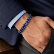 Lapis Lazuli Leather Bracelet — image 8