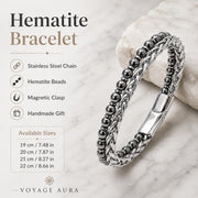 Gemstone Silver Chain Bracelet for Men — image 4