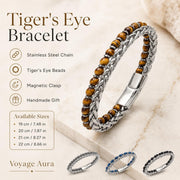 Gemstone Silver Chain Bracelet for Men — image 2