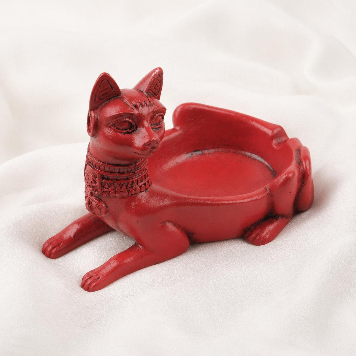 Egyptian Sphinx Cat Ashtray — image 1