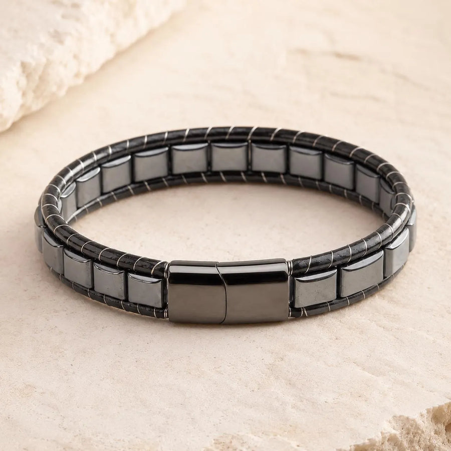 Éclipse Pure Hematite Bracelet