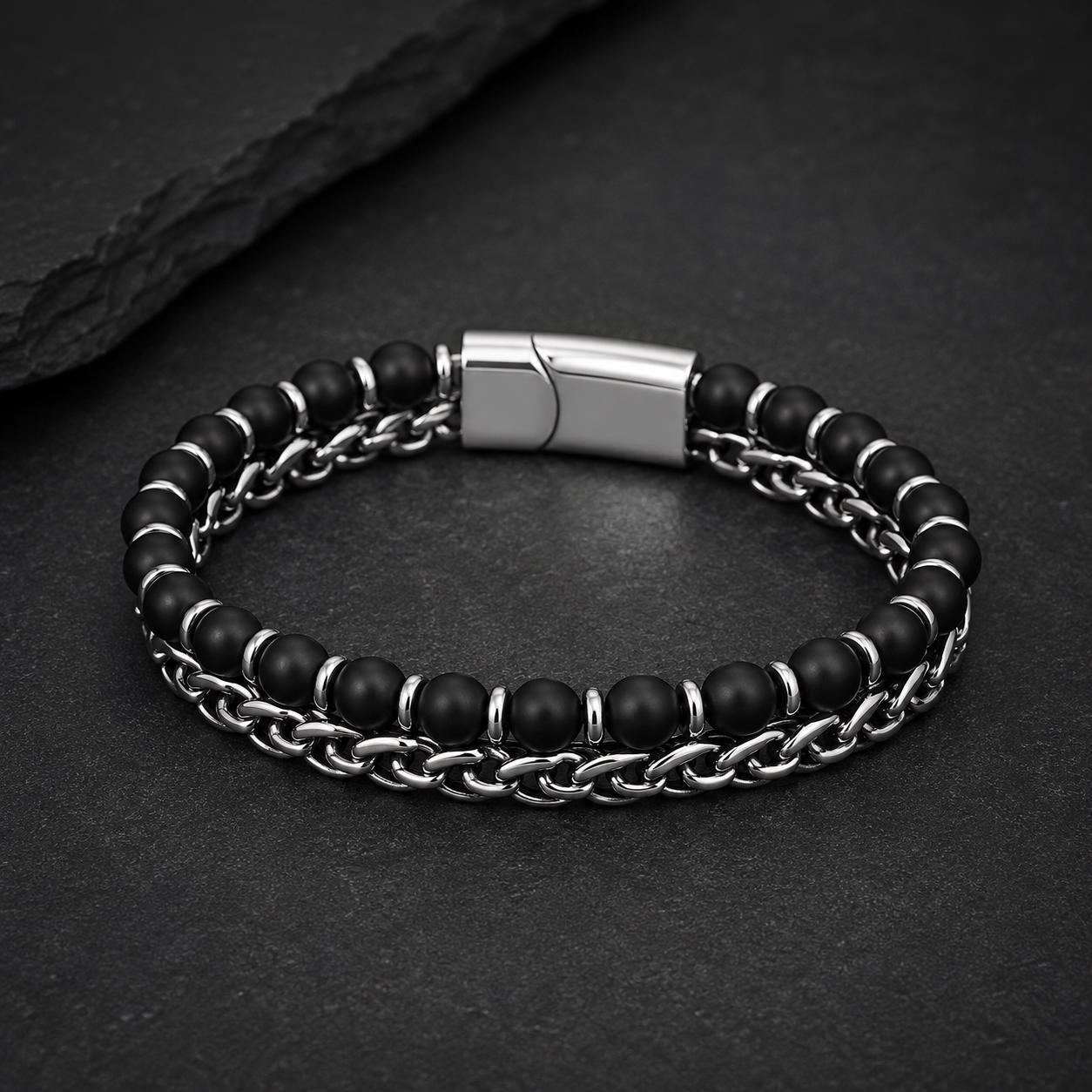 Men’s Gemstone Chain Bracelet — image 9