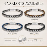 Men’s Gemstone Chain Bracelet — image 3