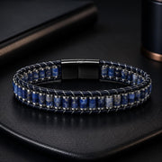 Lapis Lazuli Leather Bracelet — image 10