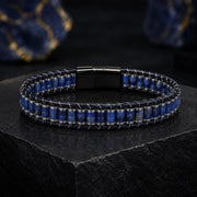 Lapis Lazuli Leather Bracelet — image 9