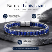 Lapis Lazuli Chain Bracelet — image 4